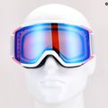 Gogle narciarskie Smith Squad white vapor/chromapop photochromic red mirror 8
