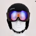 Kask narciarski Smith Survey matte black/chromapop photo rose flash 11