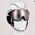 Kask narciarski CASCO SP-2 Visor Carbonic 2021 white 16