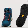 Buty trekkingowe damskie Jack Wolfskin Terraventure Texapore Mid blue/coral 10