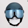 Kask narciarski Alpina Arber Visor Q-Lite petrol/green matt 15