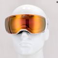 Gogle narciarskie Alpina Estetica QV white gloss/gold sph 4