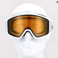 Gogle narciarskie UVEX G.gl 3000 P white matt/polavision brown clear 10