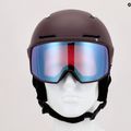 Kask narciarski Salomon Driver Pro Sigma wine tasting/silver pink 12