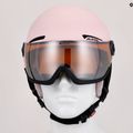 Kask narciarski dziecięcy Alpina Zupo Visor Q-Lite rose matt 14