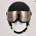Kask narciarski dziecięcy Alpina Zupo Visor Q-Lite charcoal/neon matt 14
