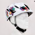 Kask rowerowy dziecięcy Alpina Pico pearl white/ flower gloss 9