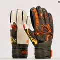 Rękawice bramkarskie dziecięce Reusch Attrakt Solid Finger Support desert green/shocking orange 9