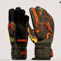 Rękawice bramkarskie dziecięce Reusch Attrakt Silver desert green/shocking orange/black 9