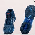 Buty do siatkówki Mizuno Wave Voltage Mid granatowo-niebieskie V1GA216521 15