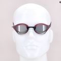 Okulary do pływania arena Cobra Core Swipe Mirror silver/red wine 7