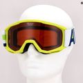 Gogle narciarskie dziecięce Alpina Piney lime matt/ orange 7