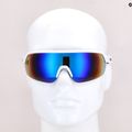 Okulary przeciwsłoneczne UVEX Sportstyle 227 white matt/mirror blue 7