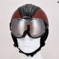 Kask narciarski CASCO SP-2 Visor Carbonic red 11
