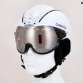 Kask narciarski CASCO SP-2 Visor Carbonic white 11