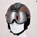 Kask narciarski CASCO SP-2 Visor Carbonic brown 11