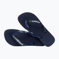 Japonki Havaianas Brasil Logo navy blue 11