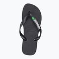 Japonki Havaianas Brasil Logo black/black 6