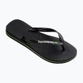 Japonki Havaianas Brasil Logo black/black 8