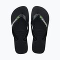 Japonki Havaianas Brasil Logo black/black 10