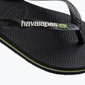 Japonki Havaianas Brasil Logo black/black 12