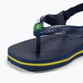 Sandały dziecięce Havaianas Baby Brasil Logo II navy blue / citrus yelloew 8