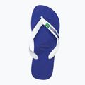 Japonki Havaianas Brasil Logo marine blue 6