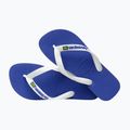 Japonki Havaianas Brasil Logo marine blue 11