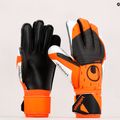 Rękawice bramkarskie uhlsport Soft Resist+ neonowe pomarańczowe/ białe/czarne 9