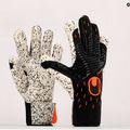 Rękawice bramkarskie uhlsport Speed Contact Supergrip+ czarne/białe/neonowe pomarańczowe 8
