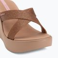 Klapki damskie Ipanema High Fashion II Slide brown/glitter/pink 7