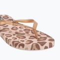 Japonki damskie Ipanema Animal Print beige/gold 7