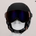 Kask narciarski Salomon Mirage black/rose gold solar 10