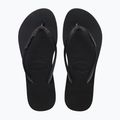 Japonki damskie Havaianas Slim Flatform Sparkle black 11