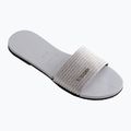 Klapki damskie Havaianas You Malta Metallic ice grey 8