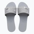 Klapki damskie Havaianas You Malta Metallic ice grey 11