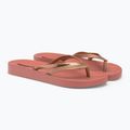 Japonki damskie Ipanema Bossa Soft V pink/metallic pink 4