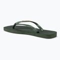 Japonki damskie Havaianas Square Logo Metallic green olive 3