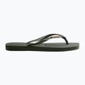 Japonki damskie Havaianas Square Logo Metallic green olive 9