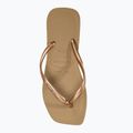 Japonki damskie Havaianas Square Logo Metallic rose gold / rose gold 5