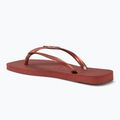 Japonki damskie Havaianas Square Logo Metallic mahogany 3