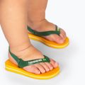 Sandały dziecięce Havaianas Baby Brasil Logo II pop yellow / amazon 4