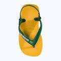 Sandały dziecięce Havaianas Baby Brasil Logo II pop yellow / amazon 6