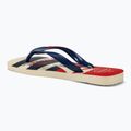 Japonki Havaianas Top Nautical beige straw / navy blue / ruby red 3