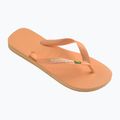 Japonki Havaianas Brasil Logo peach 8