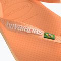 Japonki Havaianas Brasil Logo peach 12