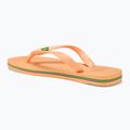 Japonki Havaianas Brasil Logo peach 3