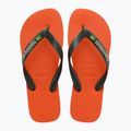 Japonki Havaianas Brasil Logo sunset orange 10