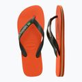 Japonki Havaianas Brasil Logo sunset orange 11