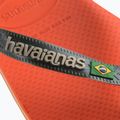 Japonki Havaianas Brasil Logo sunset orange 12